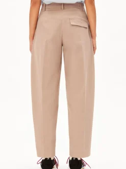 ARMEDANGELS Damen Stoffhose - Barrel in braun