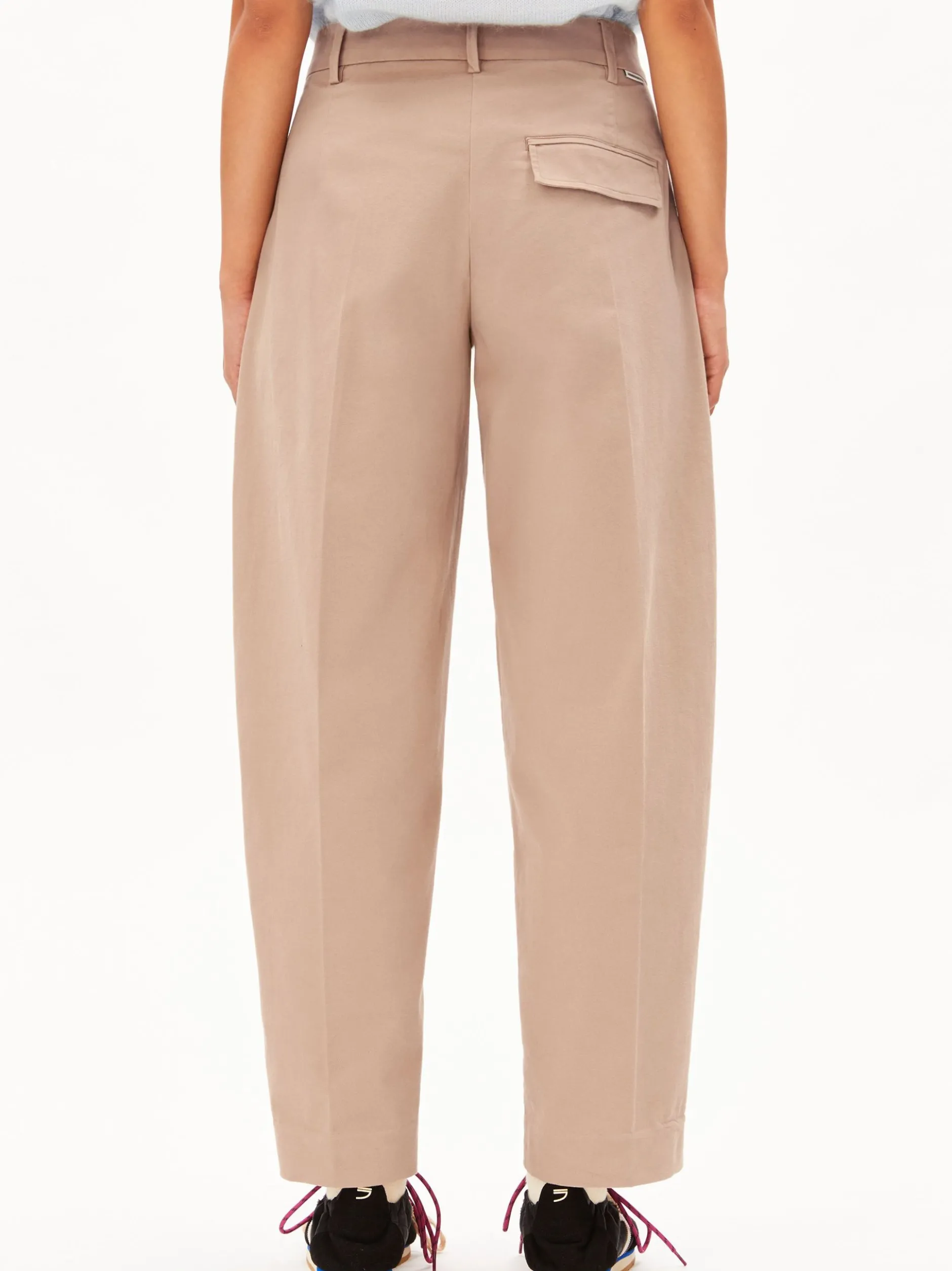 ARMEDANGELS Damen Stoffhose - Barrel in braun