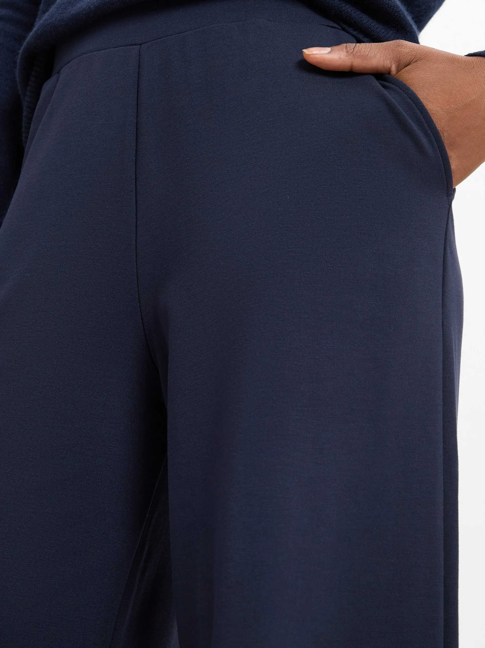 ARMEDANGELS Damen Stoffhose - Himaari in marine