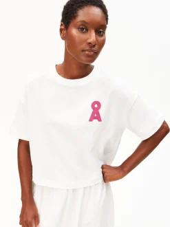 ARMEDANGELS Damen T-Shirt - Albertaraa in weiß