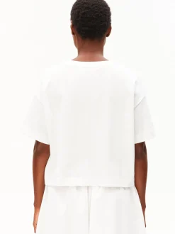 ARMEDANGELS Damen T-Shirt - Albertaraa in weiß