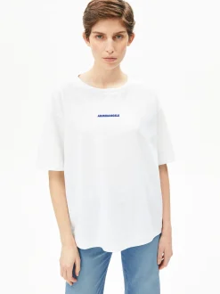 ARMEDANGELS Damen T-Shirt - Giannaa Chaange in weiß blau