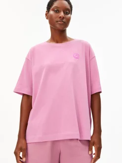 ARMEDANGELS Damen T-Shirt - Giannaa Difference in altrosa