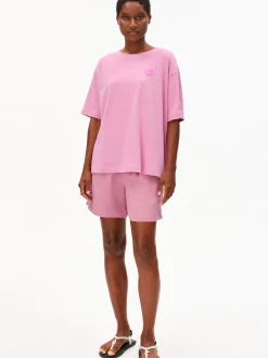 ARMEDANGELS Damen T-Shirt - Giannaa Difference in altrosa