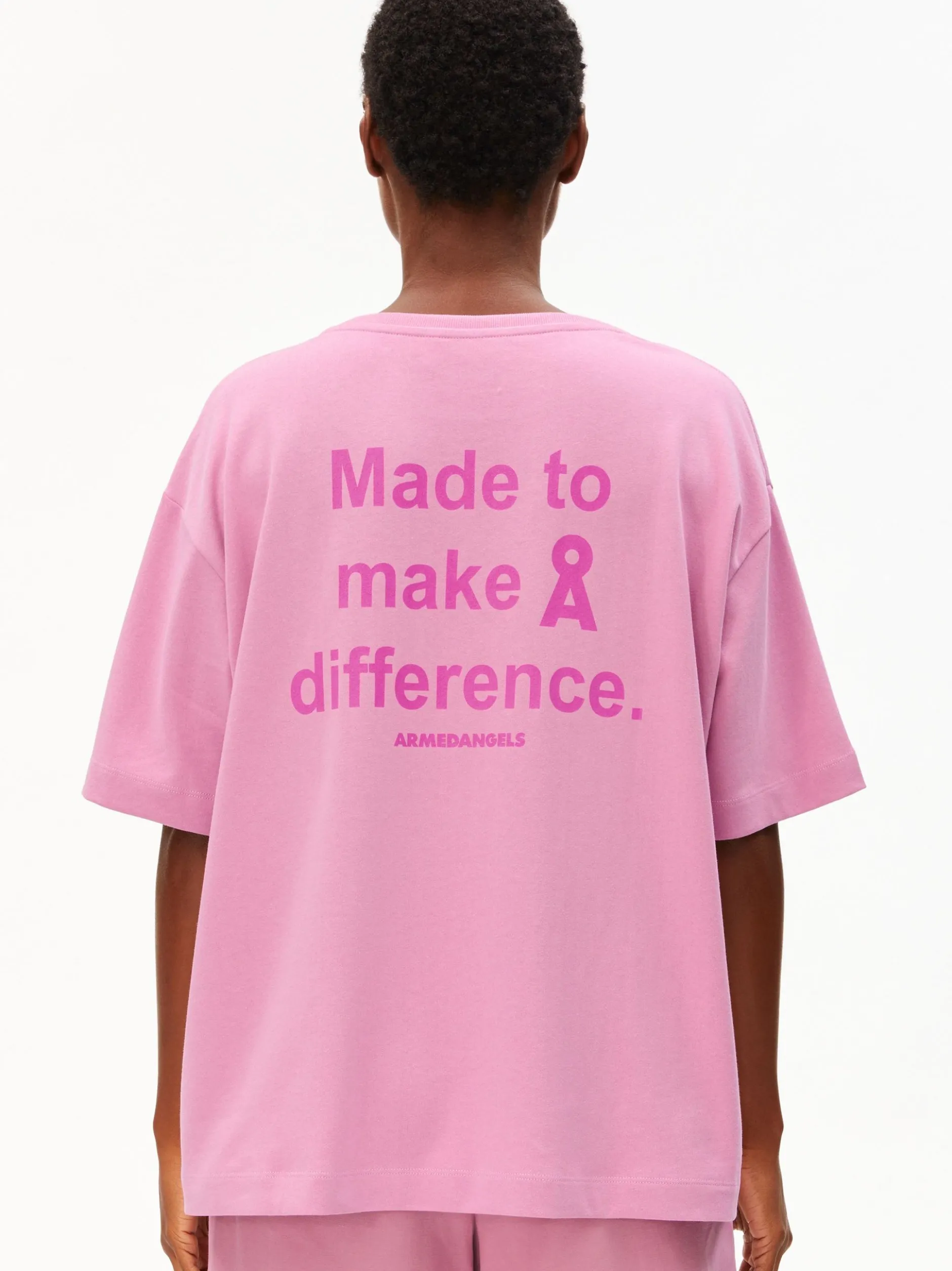 ARMEDANGELS Damen T-Shirt - Giannaa Difference in altrosa