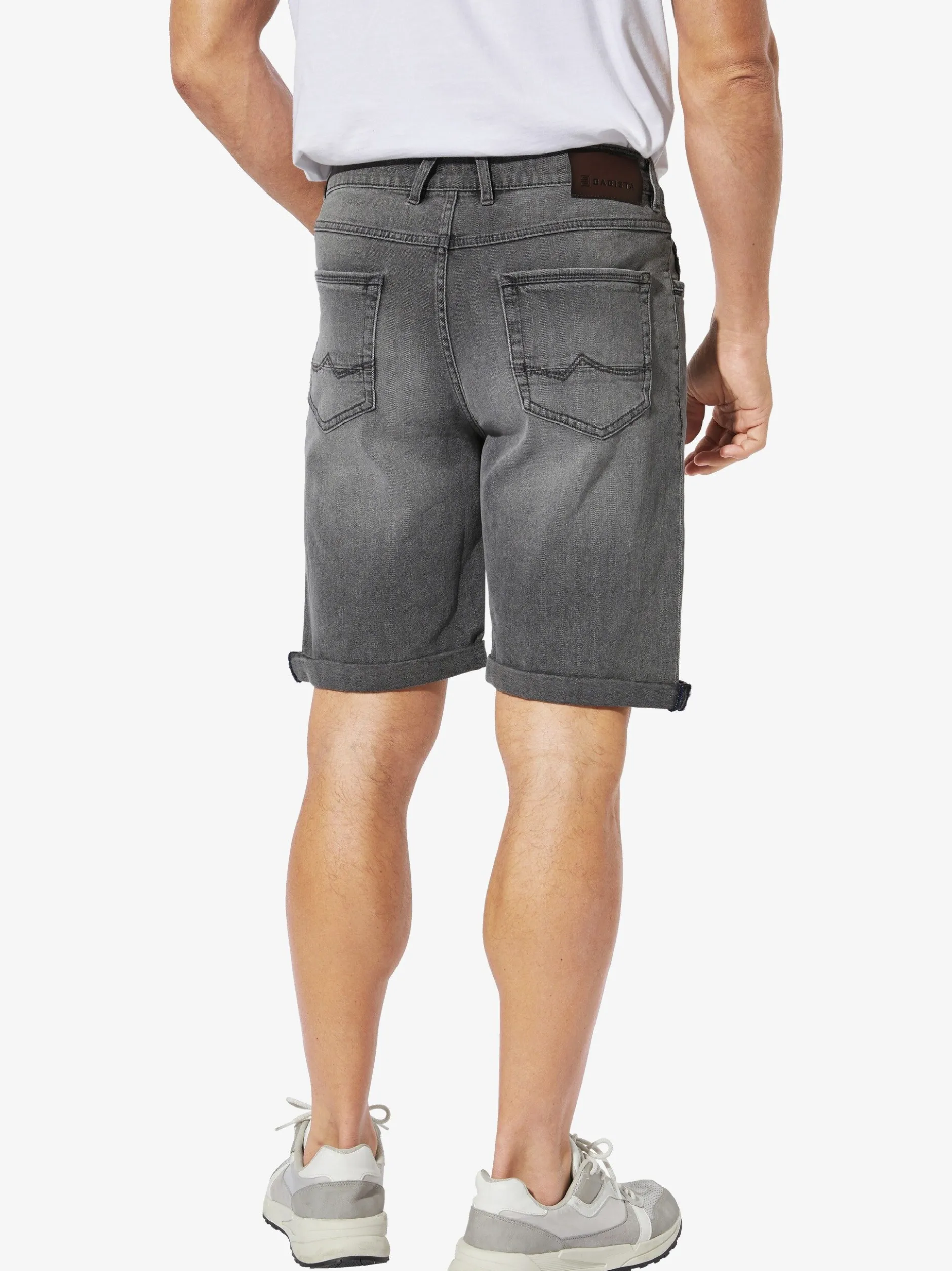 BABISTA Herren Jeansbermuda - CARZINI in grau