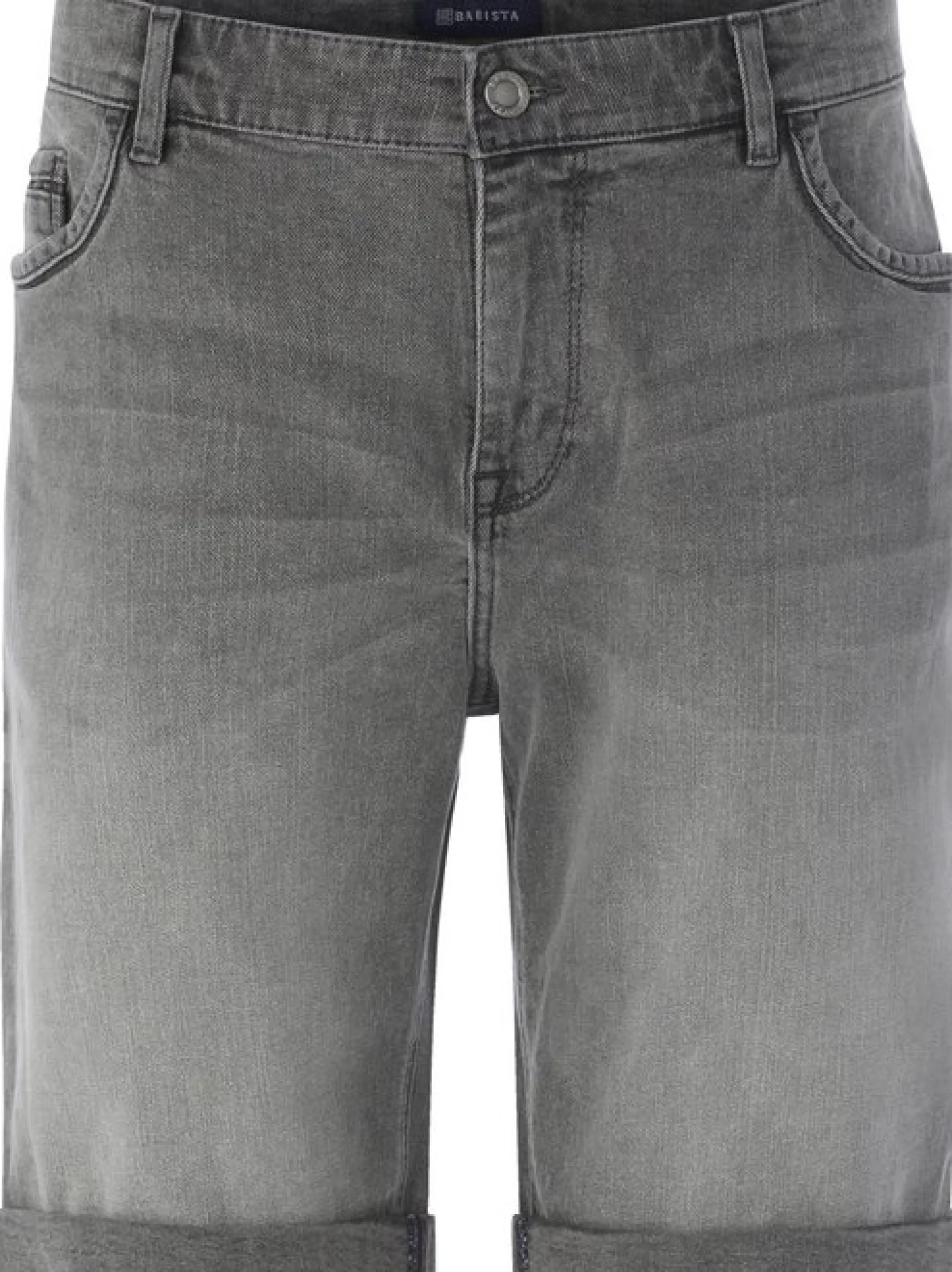 BABISTA Herren Jeansbermuda - CARZINI in grau