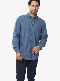 BABISTA Herren Jeanshemd - OLAR in blau - Ärmel: langarm