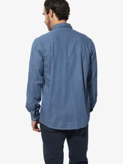 BABISTA Herren Jeanshemd - OLAR in blau - Ärmel: langarm
