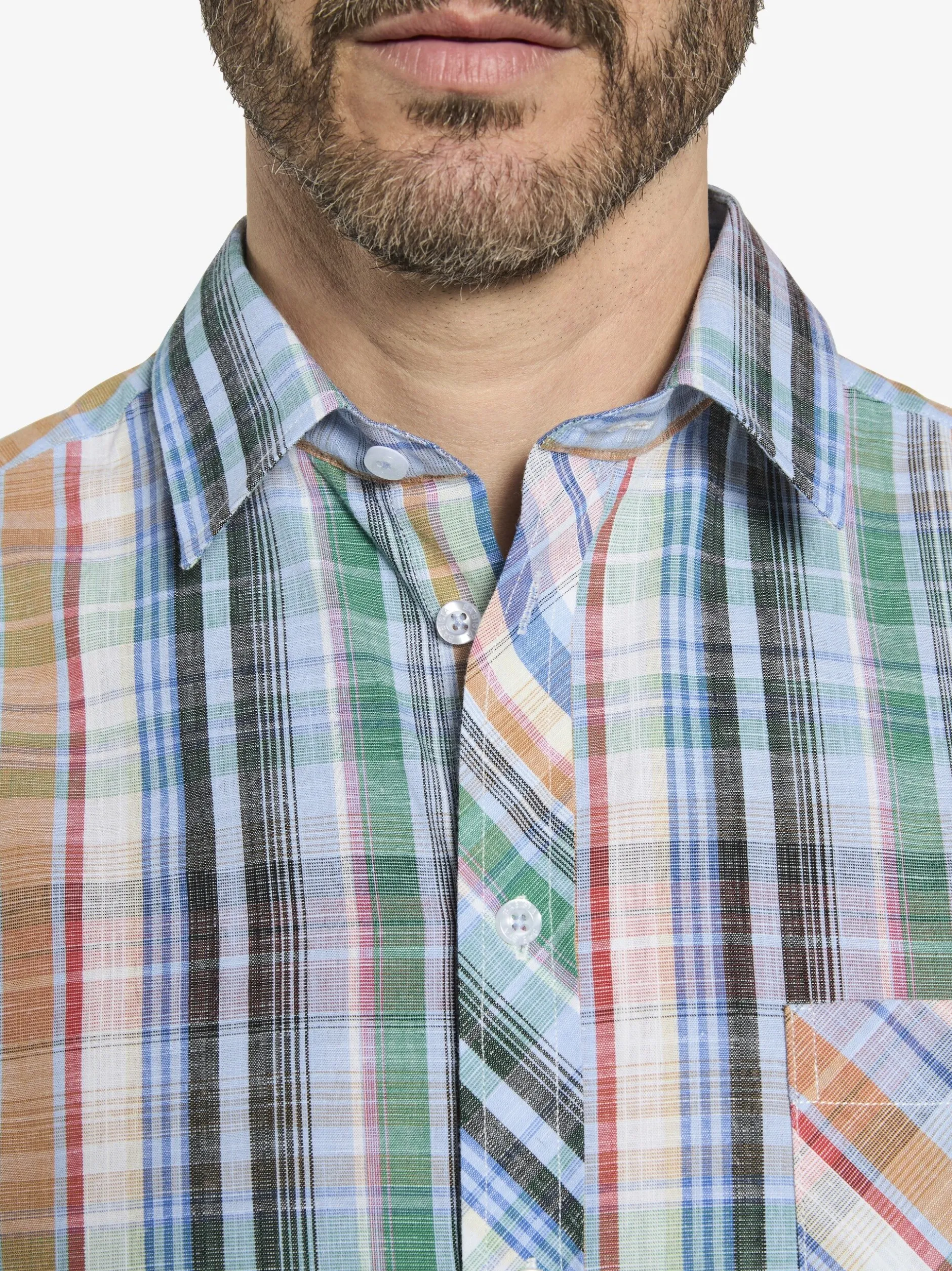 BABISTA Herren Kurzarmhemd - BELLAVELLI in blau