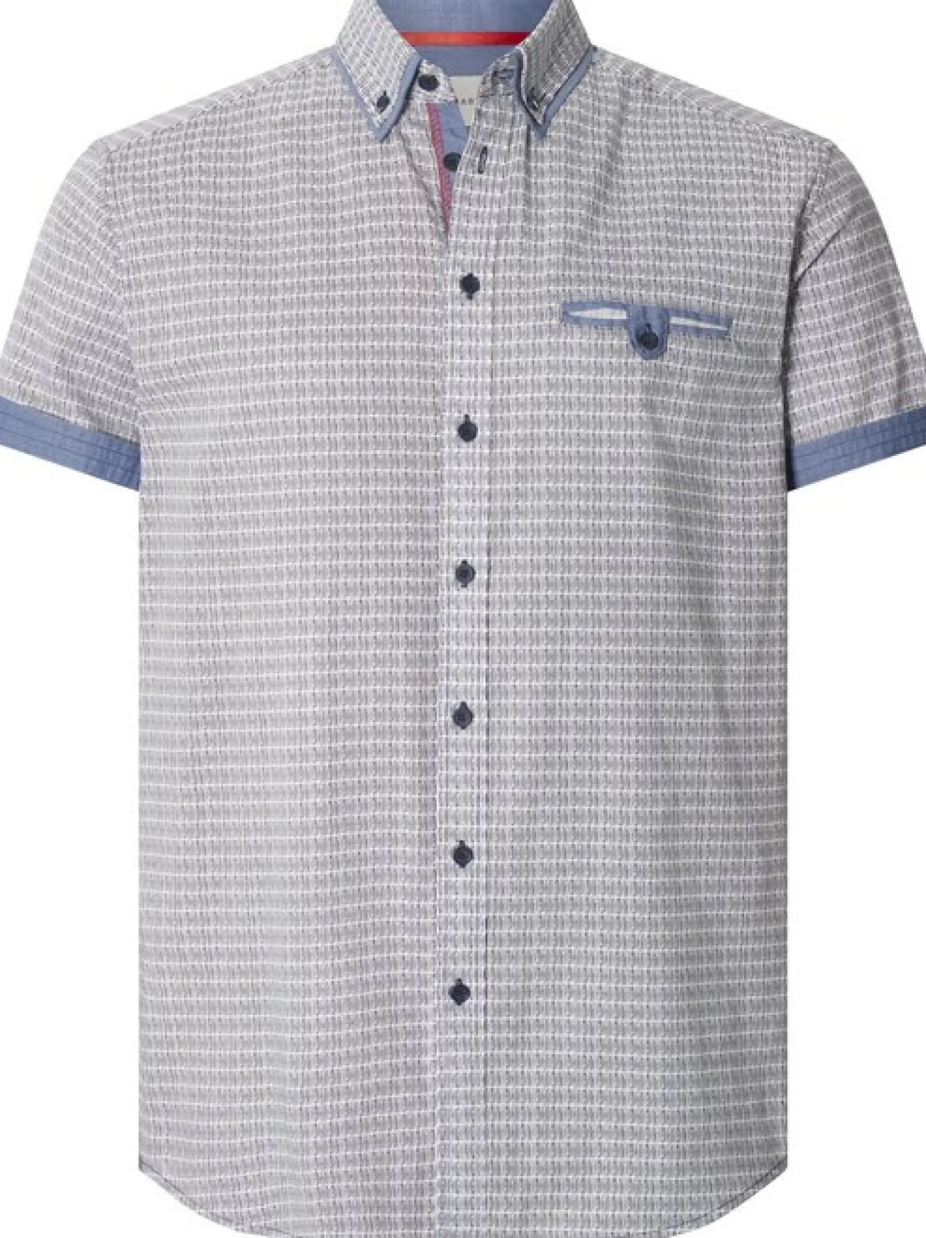 BABISTA Herren Kurzarmhemd - RAVENTO in blau