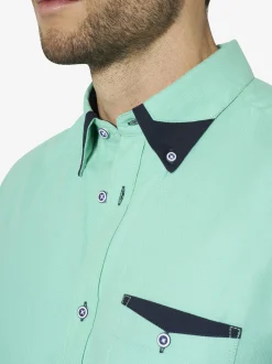 BABISTA Herren Kurzarmhemd - STEFZITE in mint