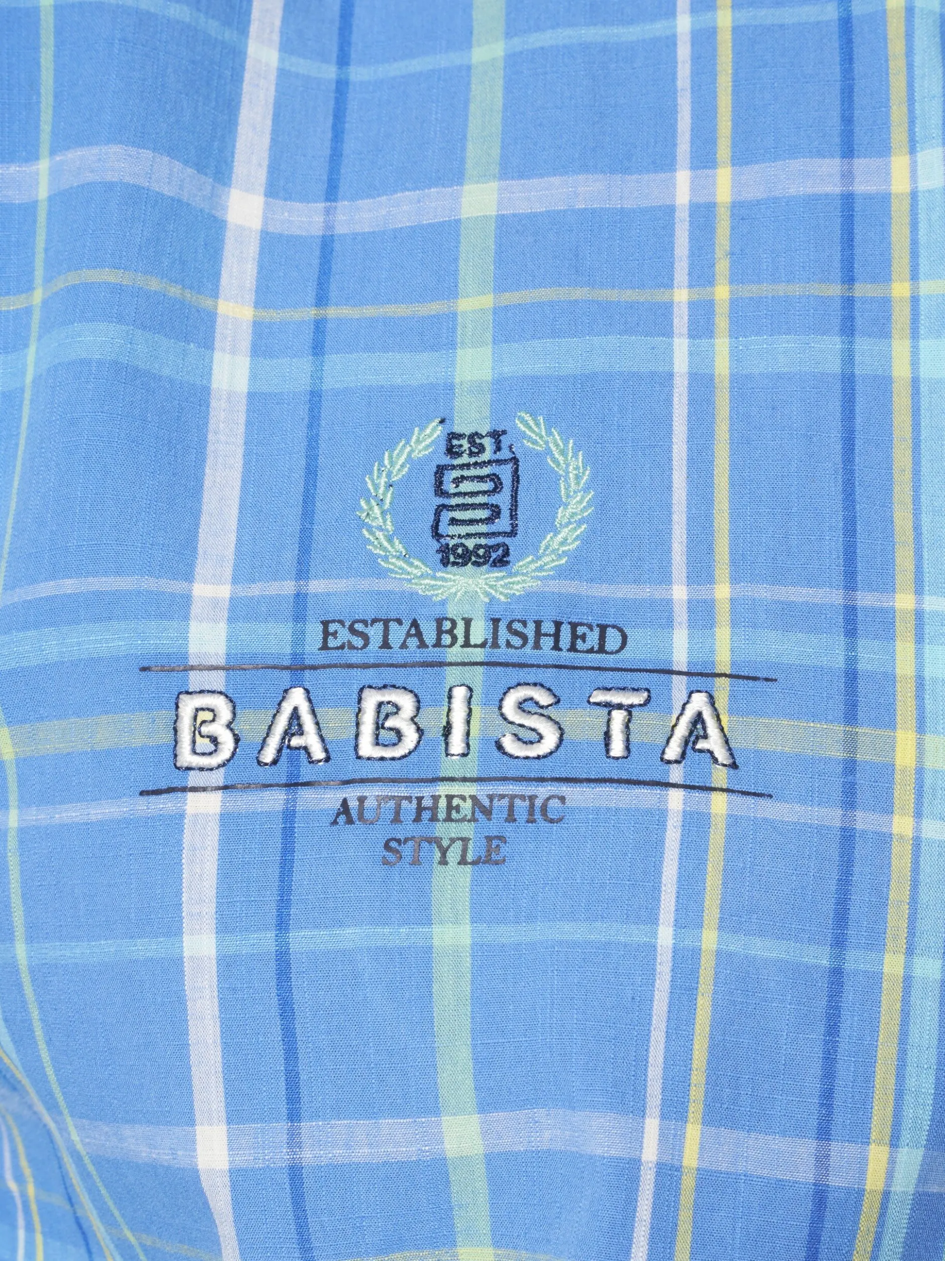 BABISTA Herren Kurzarmhemd - VALALDO in blau