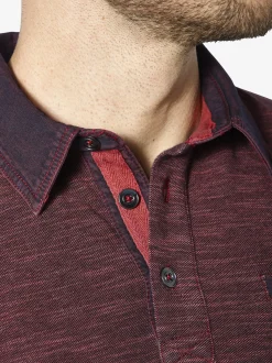 BABISTA Herren Langarm-Poloshirt - ZUPATERRI in rot