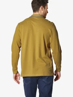 BABISTA Herren Langarm-Poloshirt - MILANVETZO in gelb