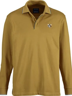 BABISTA Herren Langarm-Poloshirt - MILANVETZO in gelb