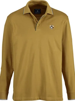 BABISTA Herren Langarm-Poloshirt - MILANVETZO in gelb