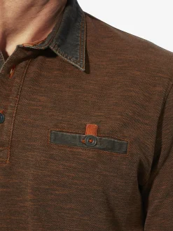 BABISTA Herren Langarm-Poloshirt - ZUPATERRI in braun