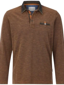 BABISTA Herren Langarm-Poloshirt - ZUPATERRI in braun