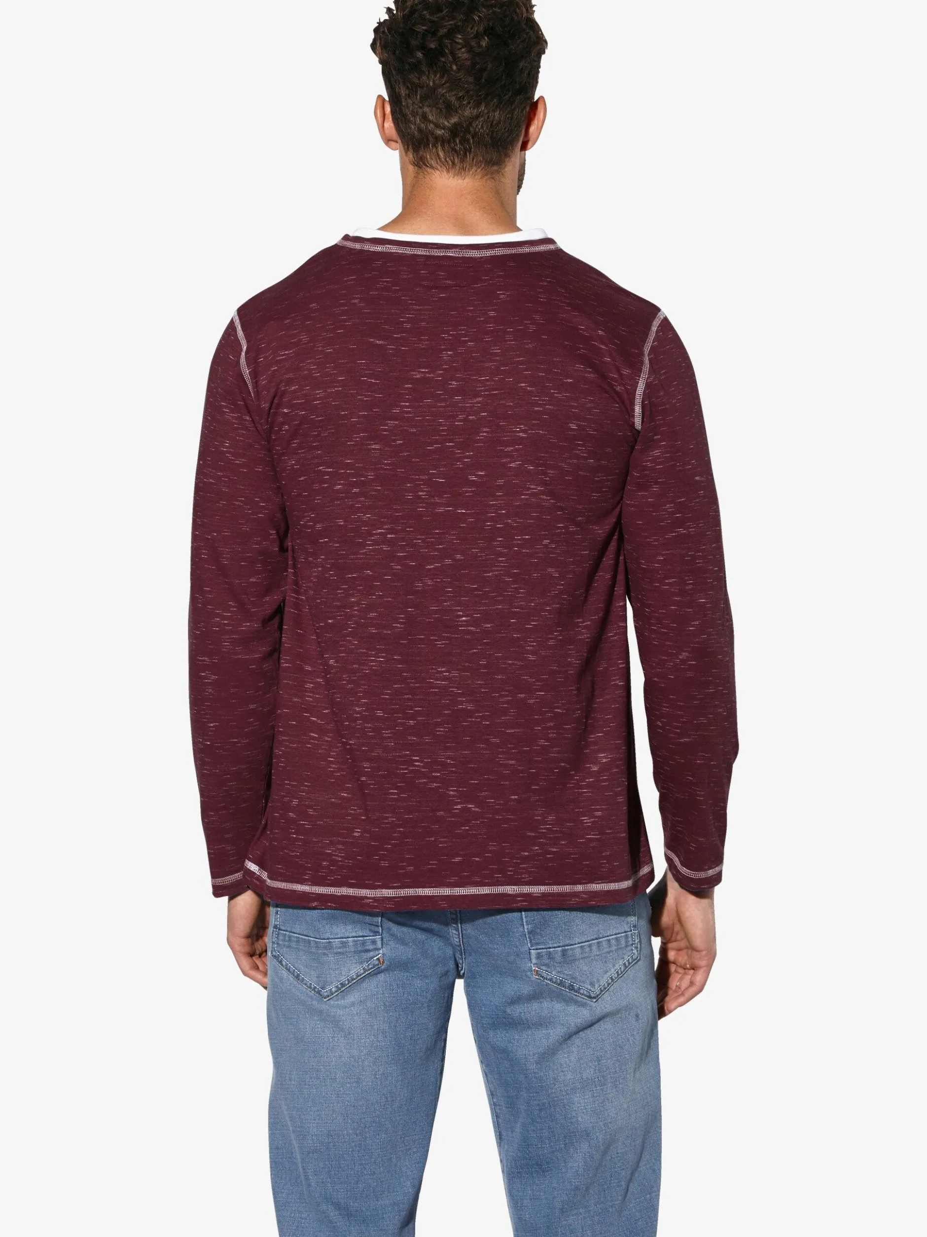 BABISTA Herren Langarmshirt - GIVIRA in rot