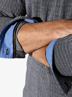 BABISTA Herren Langarmshirt - TIBERON in blau