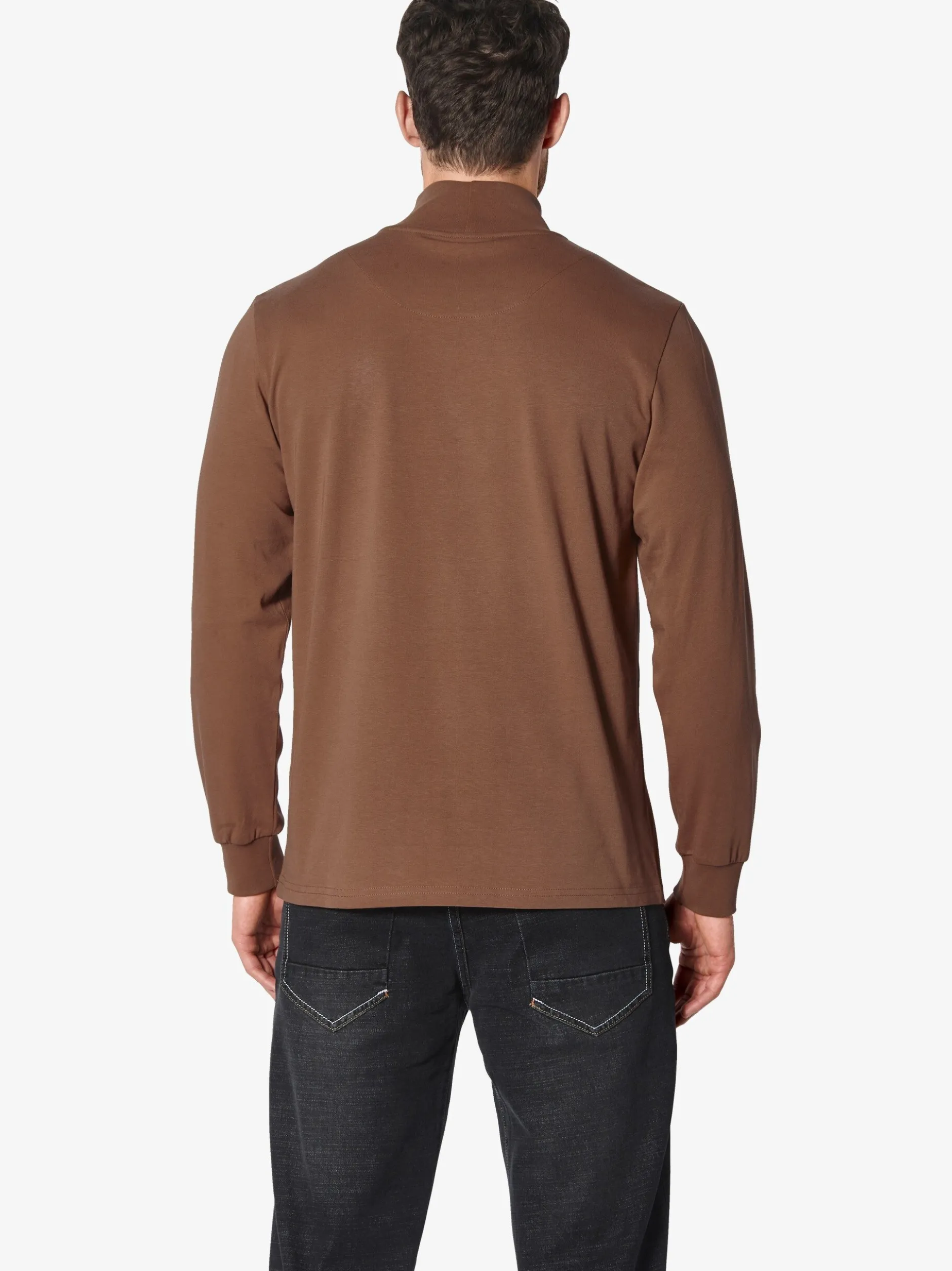 BABISTA Herren Langarmshirt - MIMMOLITZI in braun