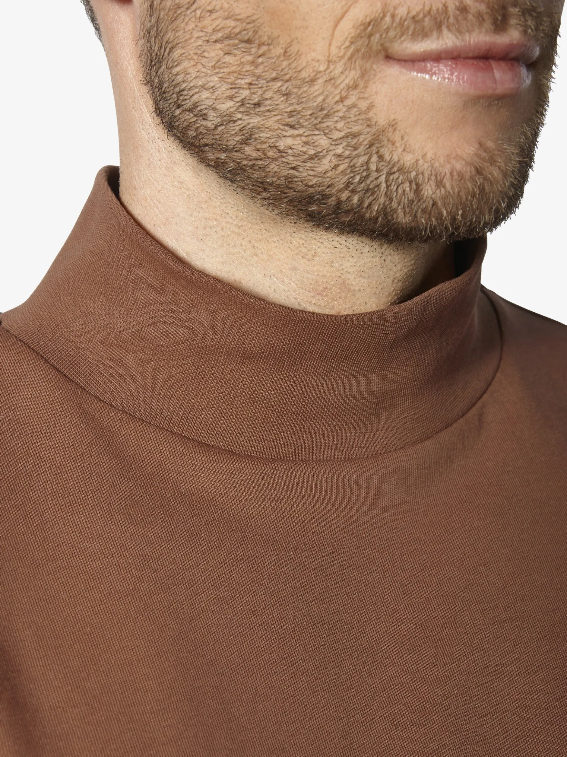 BABISTA Herren Langarmshirt - MIMMOLITZI in braun