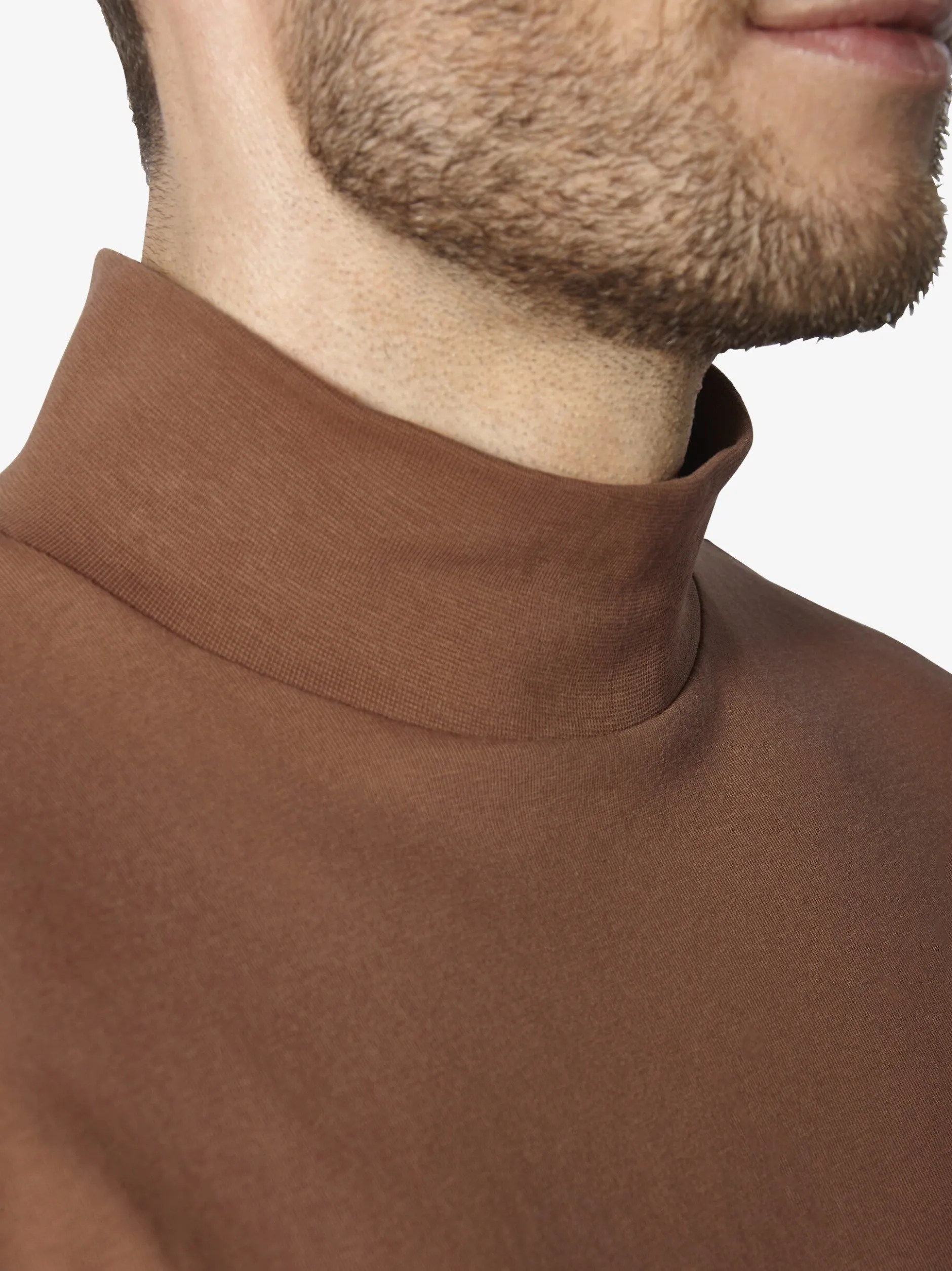 BABISTA Herren Langarmshirt - MIMMOLITZI in braun