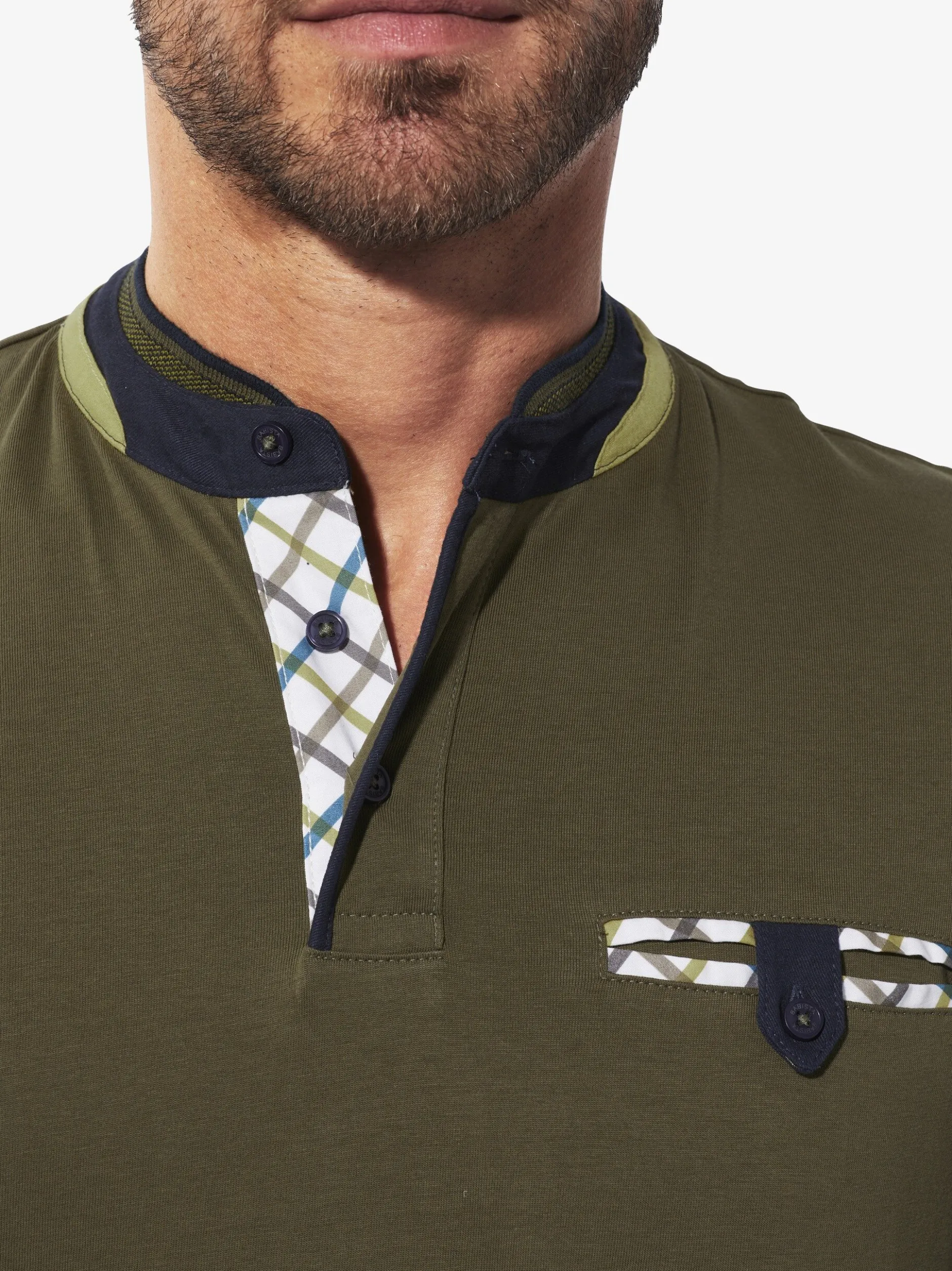 BABISTA Herren Langarmshirt - SAVIRO in khaki