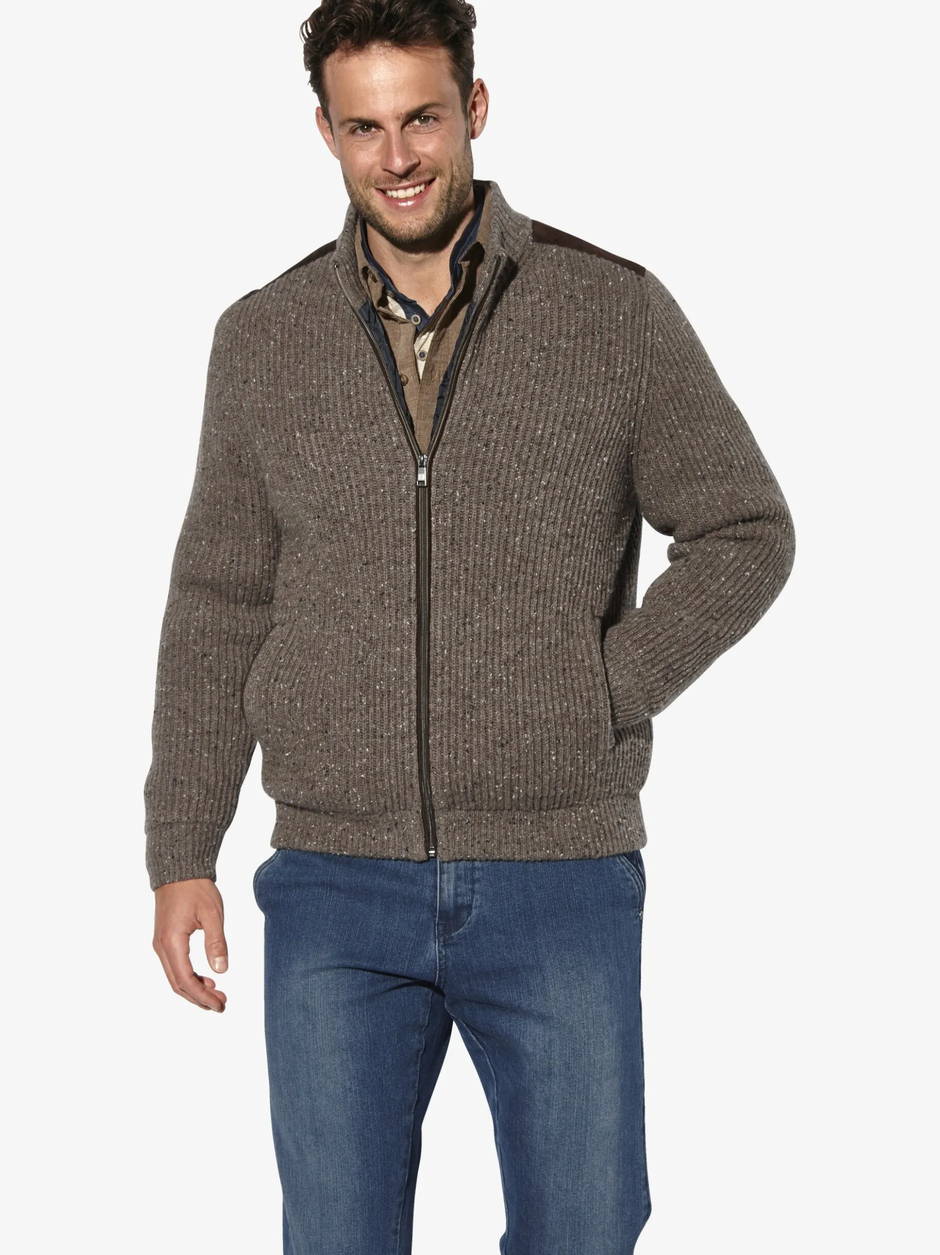BABISTA Herren Outdoor Strickjacke - BARIMO in braun