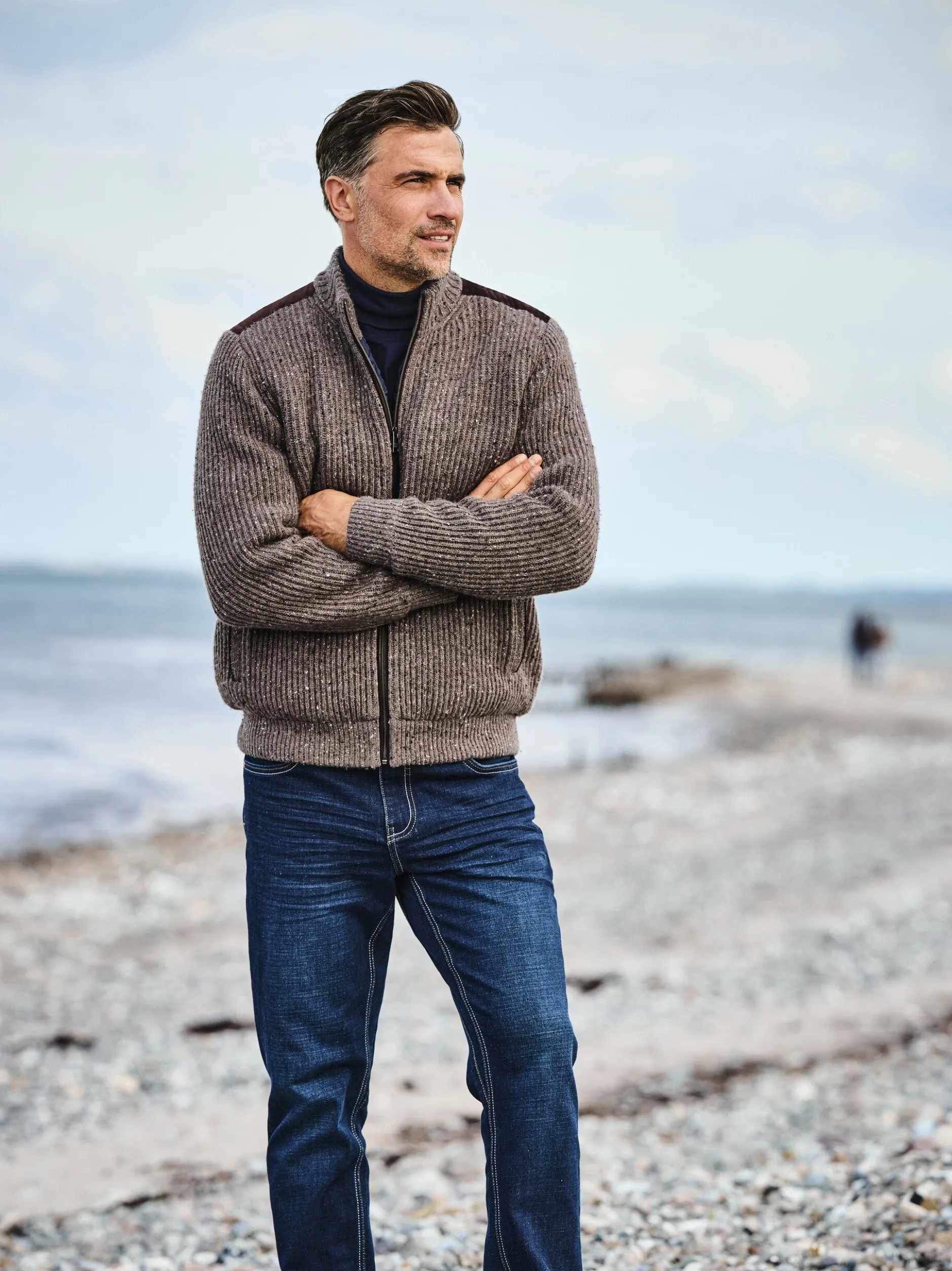 BABISTA Herren Outdoor Strickjacke - BARIMO in braun