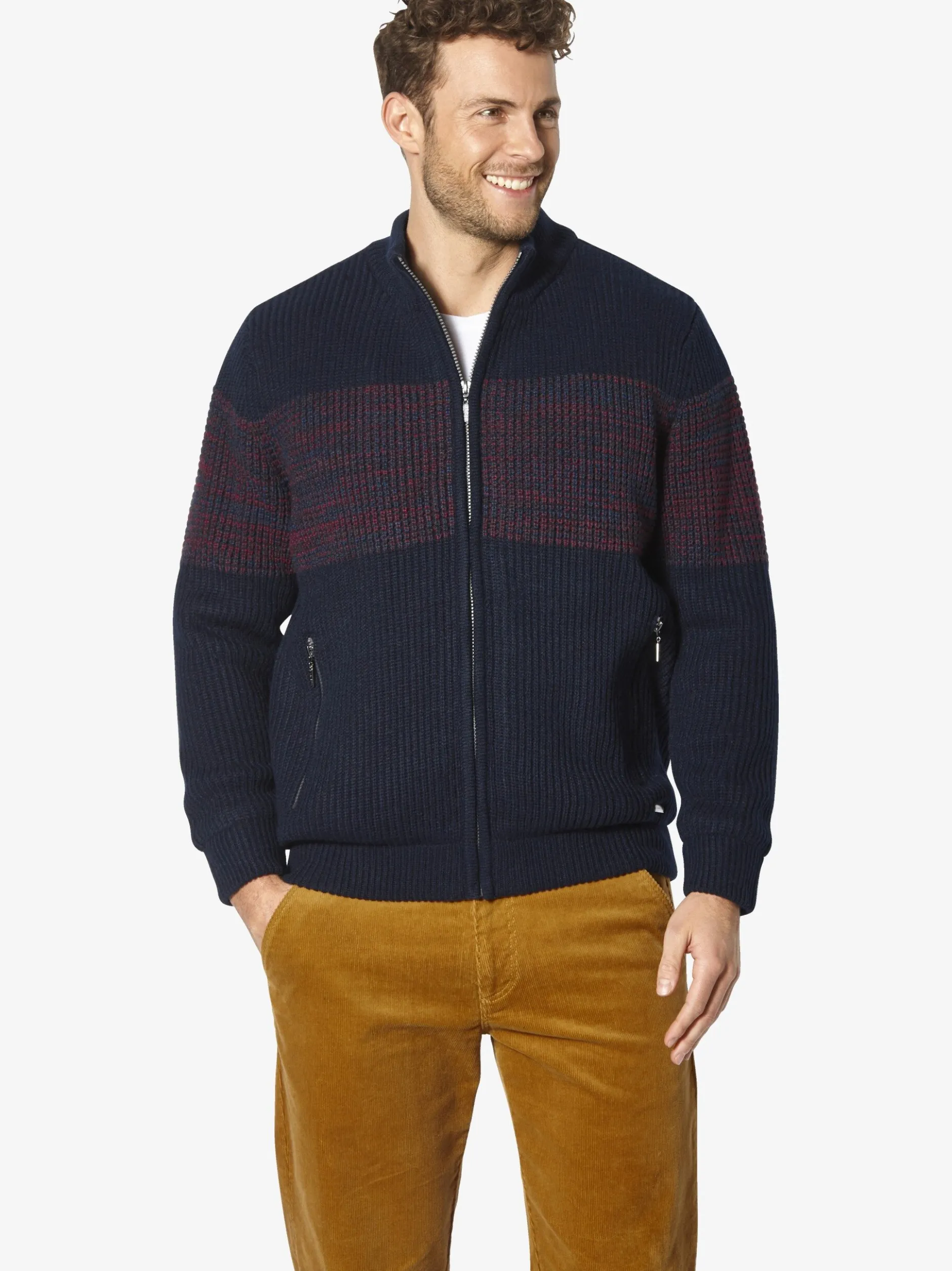 BABISTA Herren Outdoor Strickjacke - BRUSITATI in blau