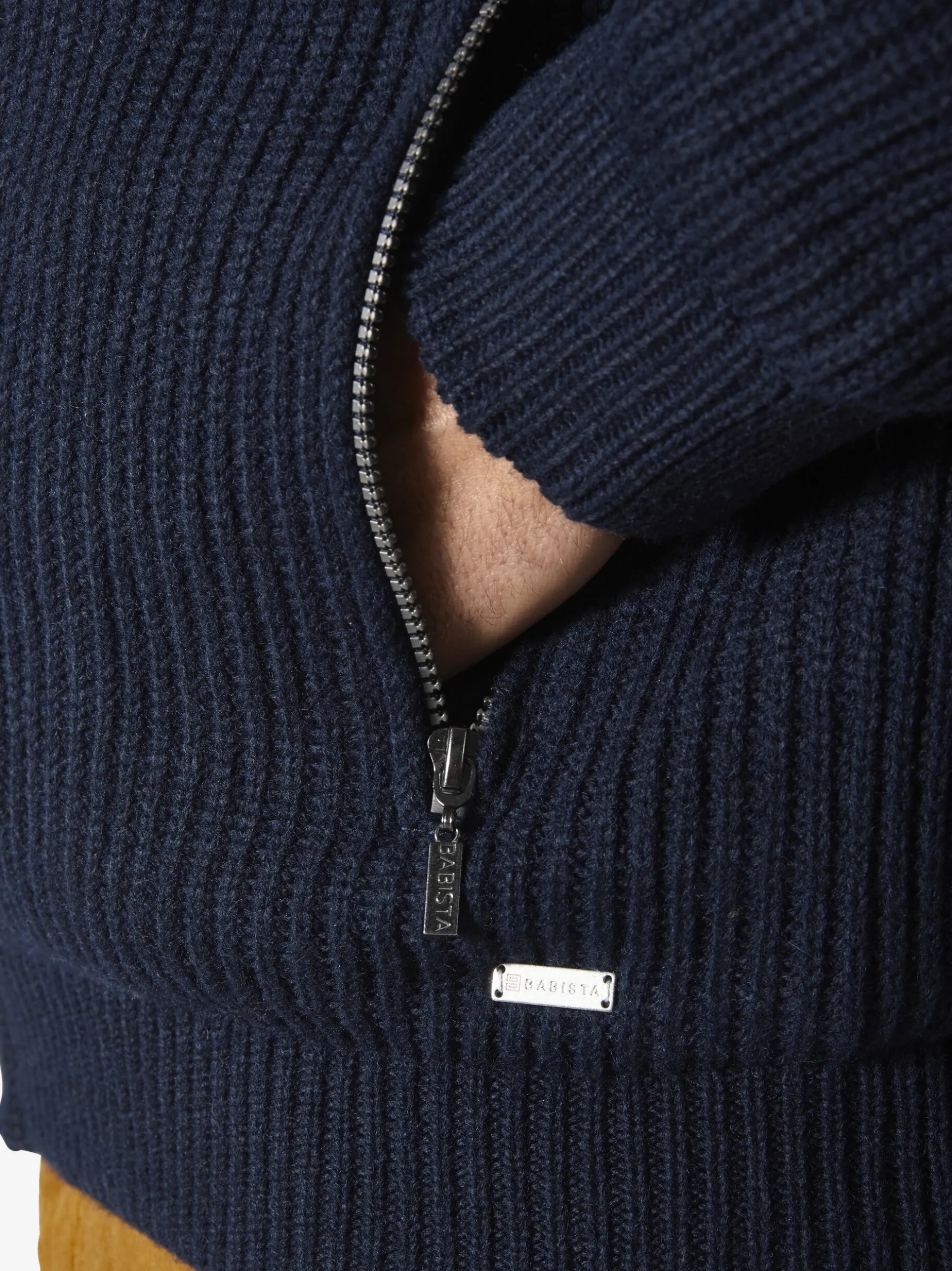 BABISTA Herren Outdoor Strickjacke - BRUSITATI in blau