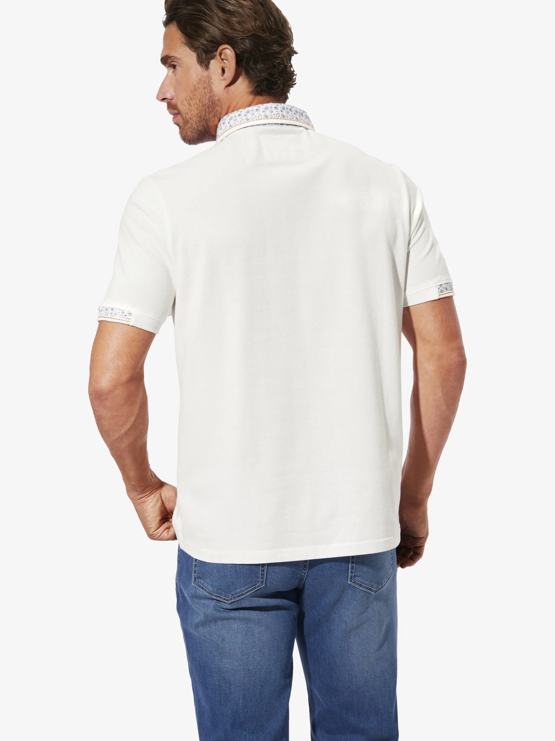 BABISTA Herren Poloshirt - ANLOR in weiß