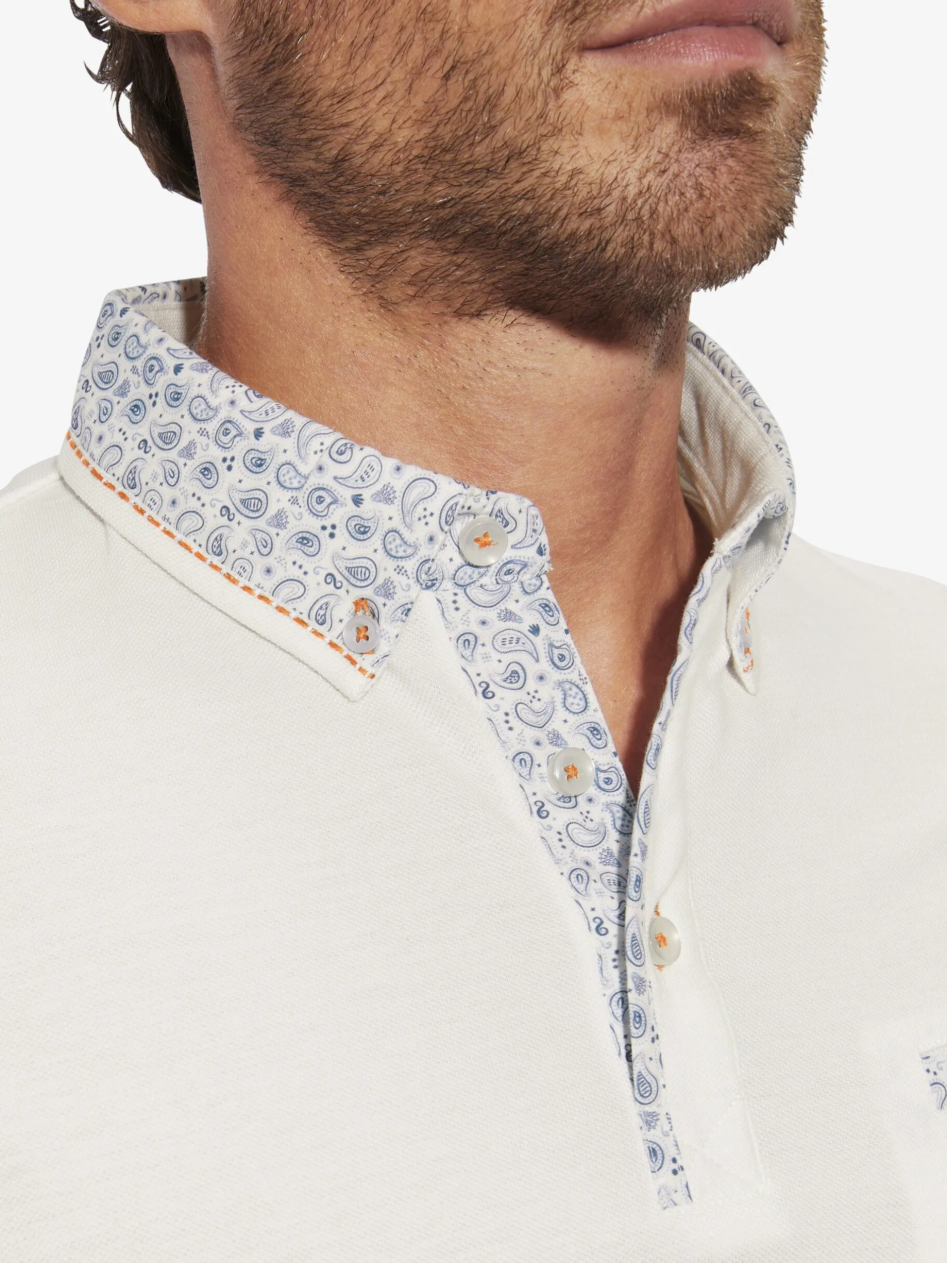 BABISTA Herren Poloshirt - ANLOR in weiß
