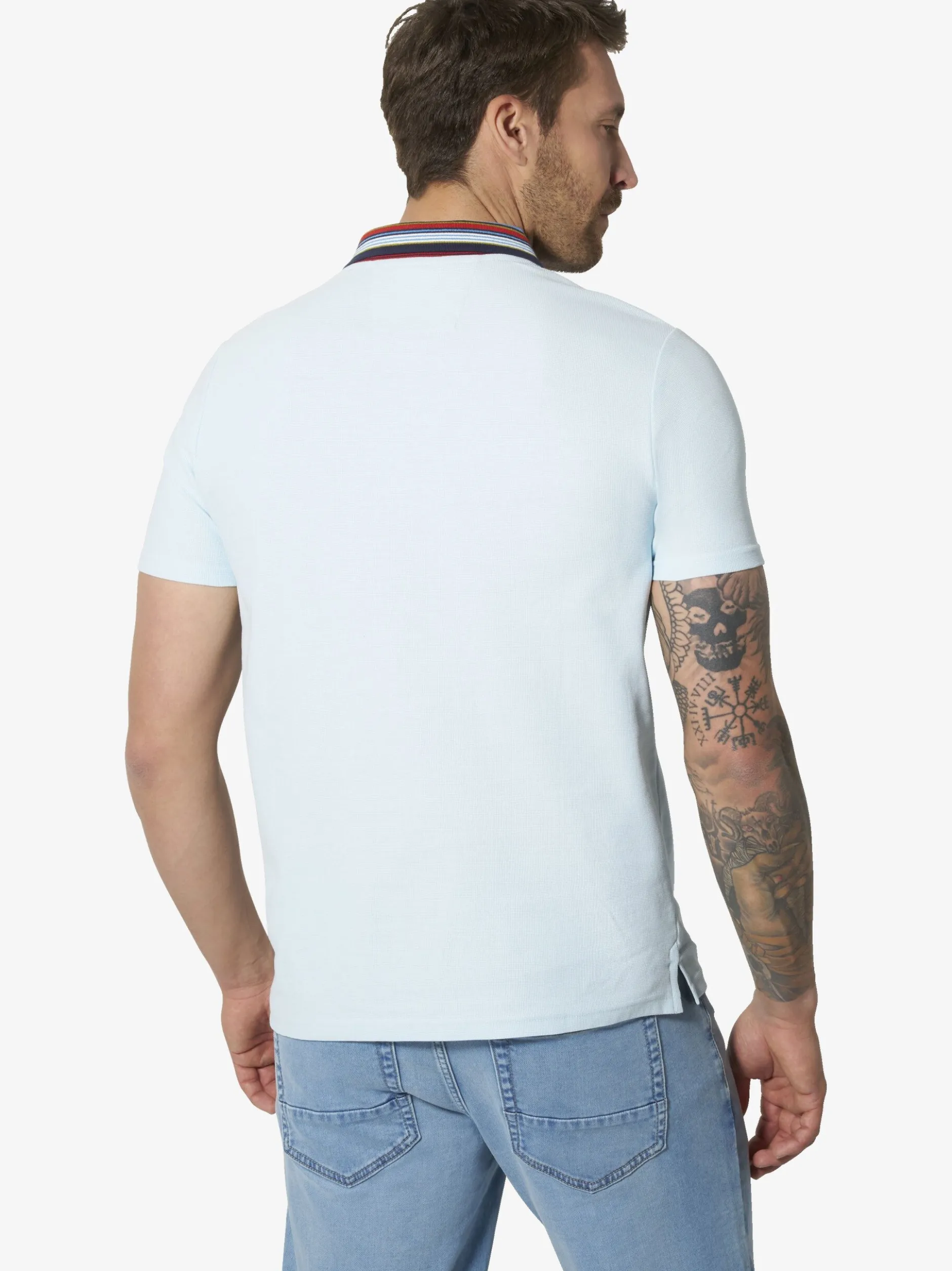 BABISTA Herren Poloshirt - FERNICO in hellblau