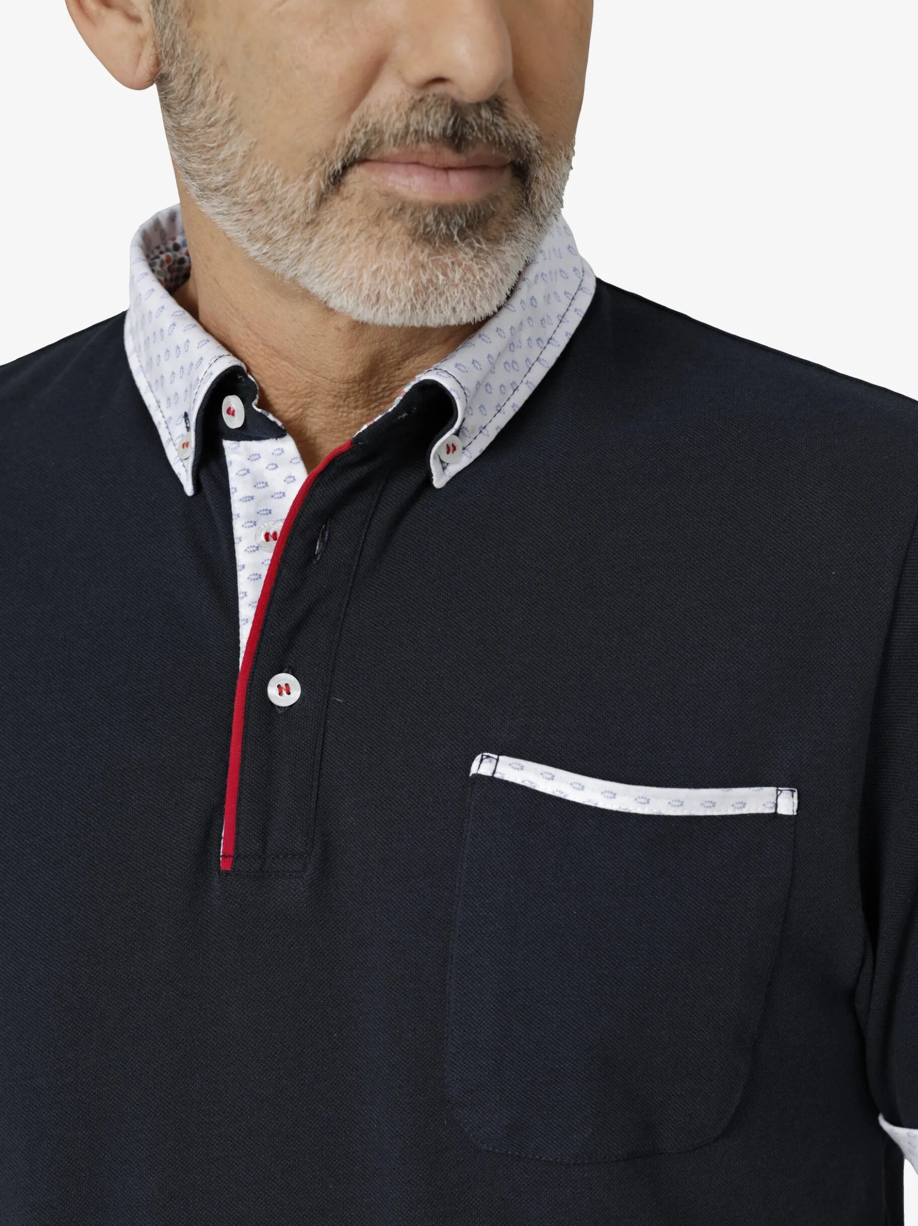 BABISTA Herren Poloshirt - FIOREZZENTO in blau