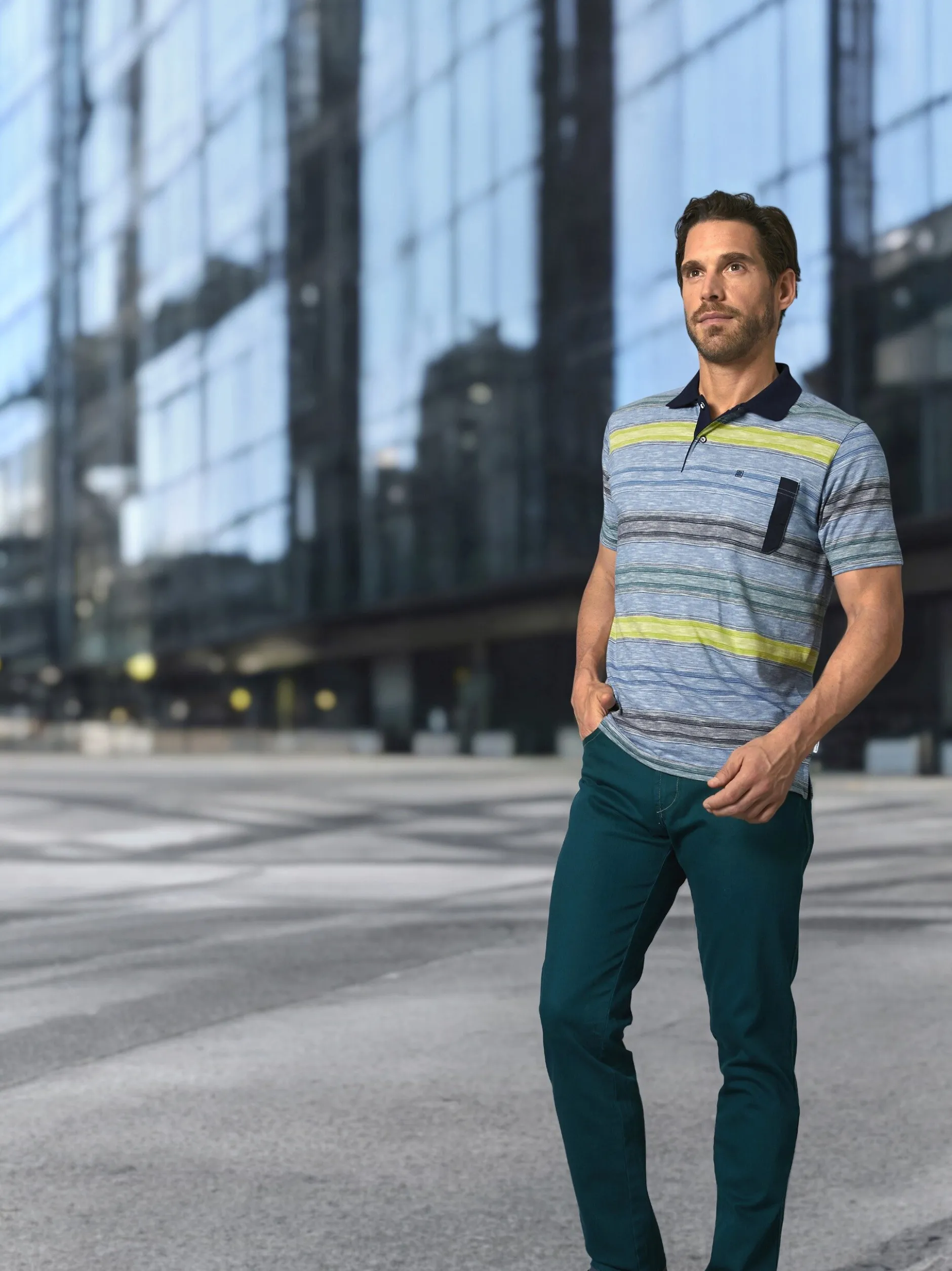BABISTA Herren Poloshirt - GILEN in blau