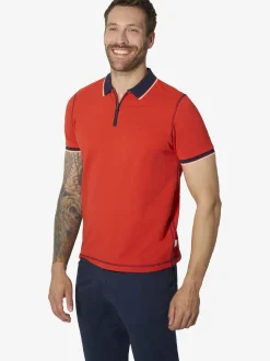 BABISTA Herren Poloshirt - RIGIO in rot - Ärmel: kurzarm