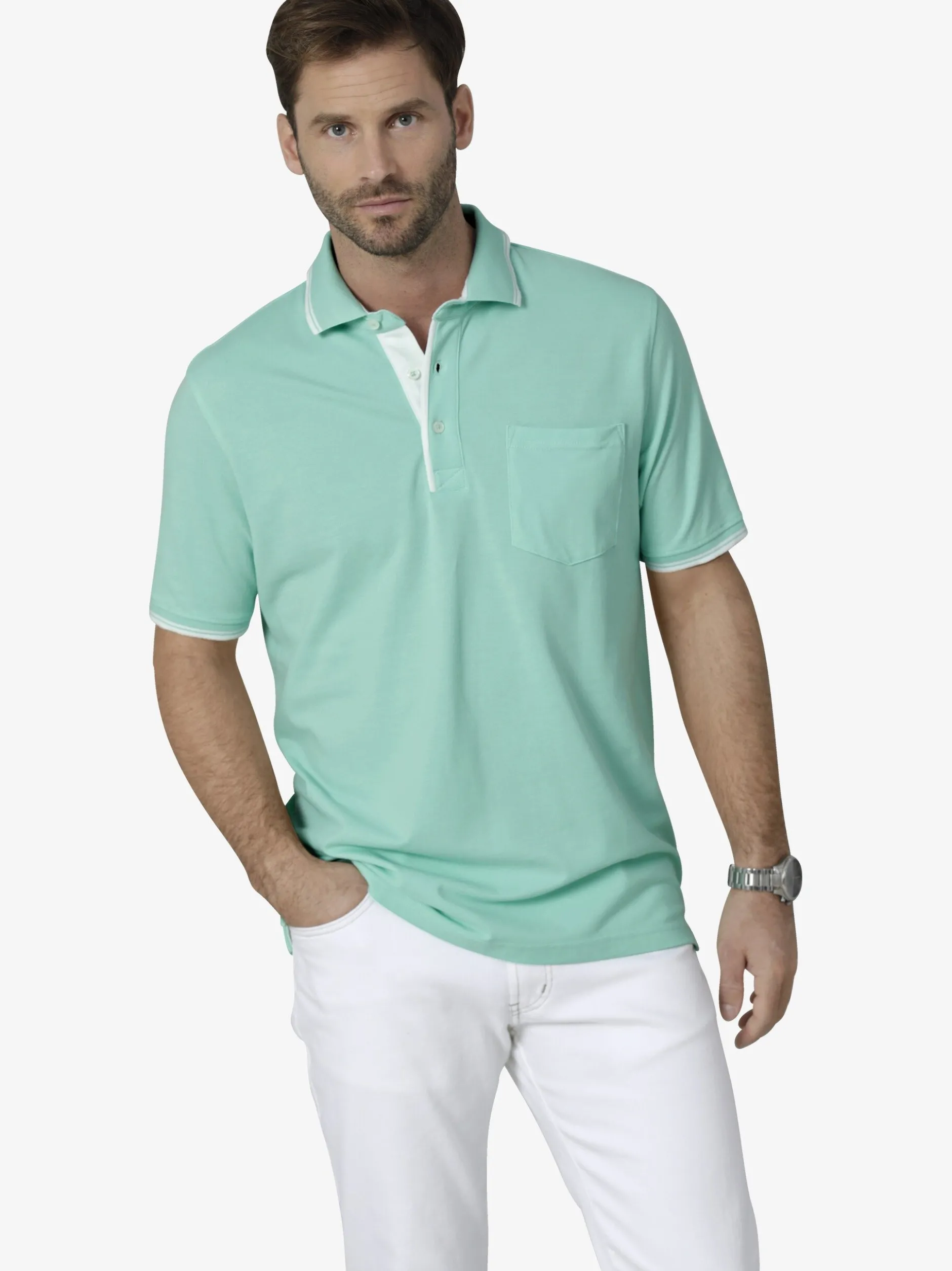 BABISTA Herren Poloshirt - TESSAVEST in grün