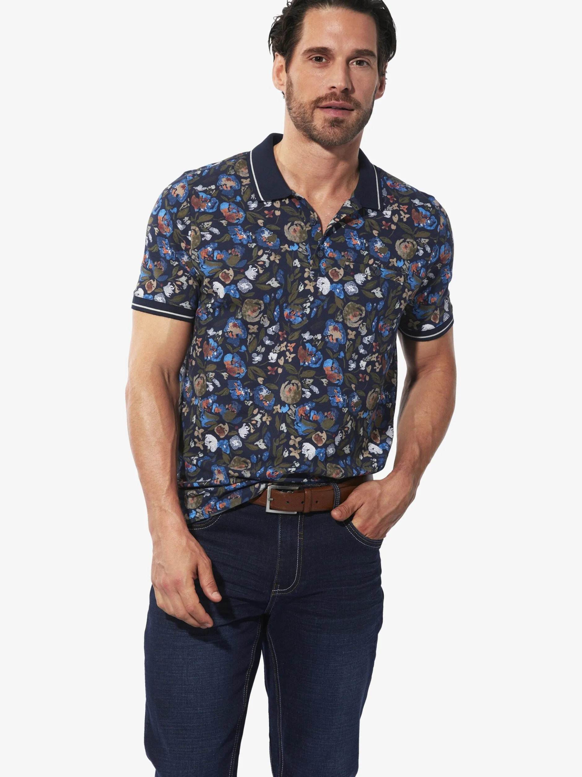 BABISTA Herren Poloshirt - VELENTO in blau