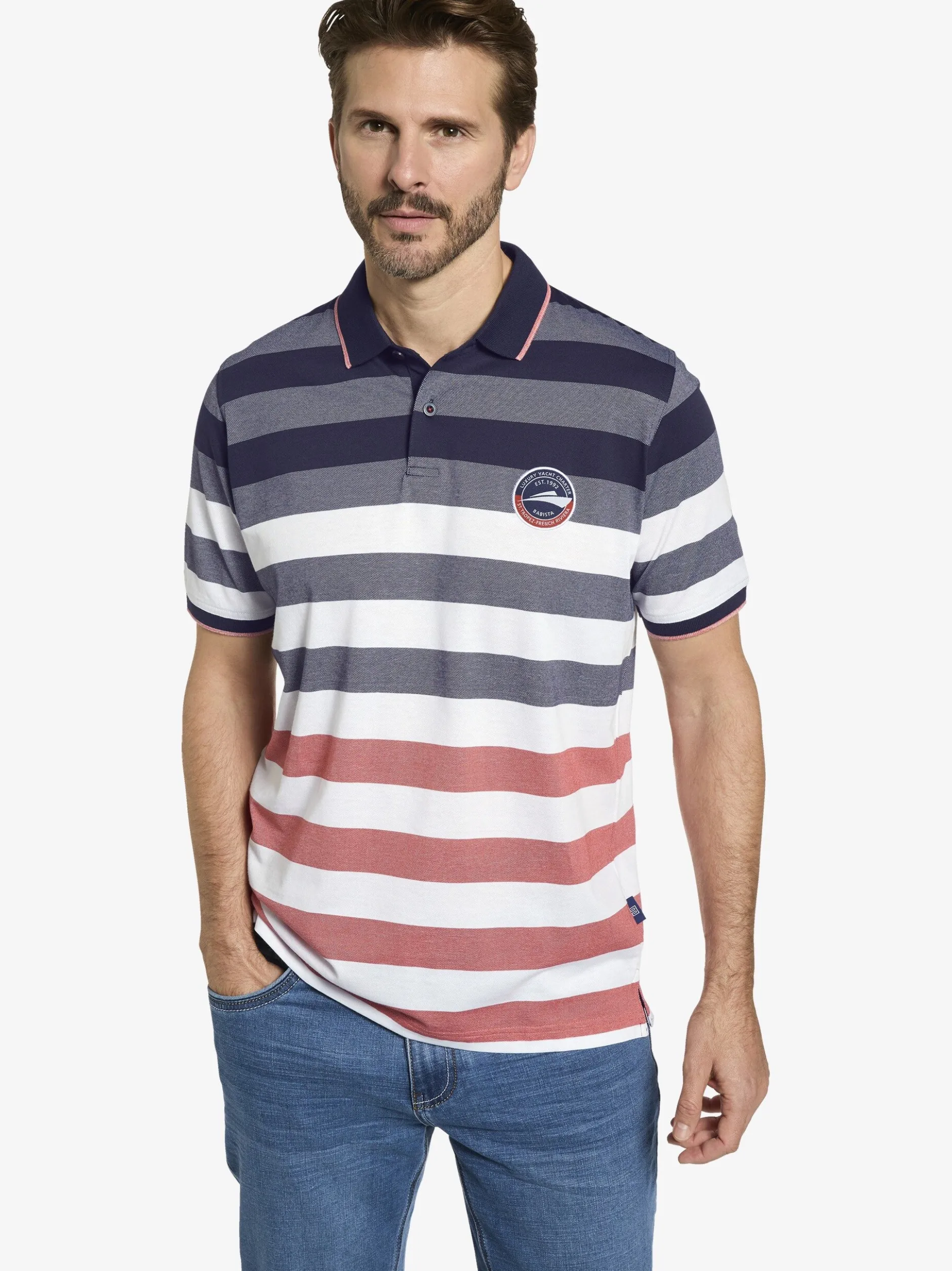 BABISTA Herren Poloshirt - VISTELLO in blau
