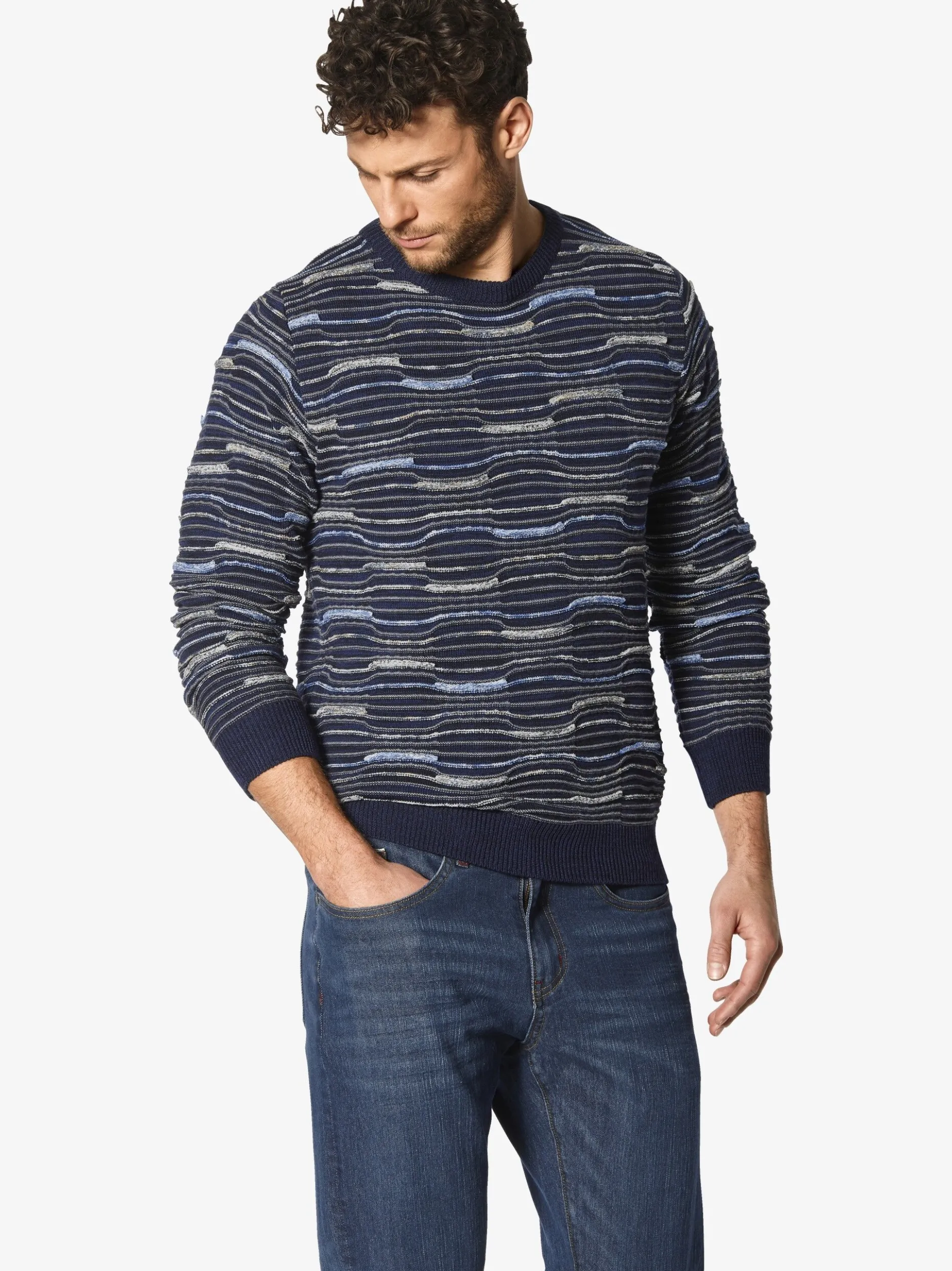 BABISTA Herren Pullover - LIVIBELTI in blau