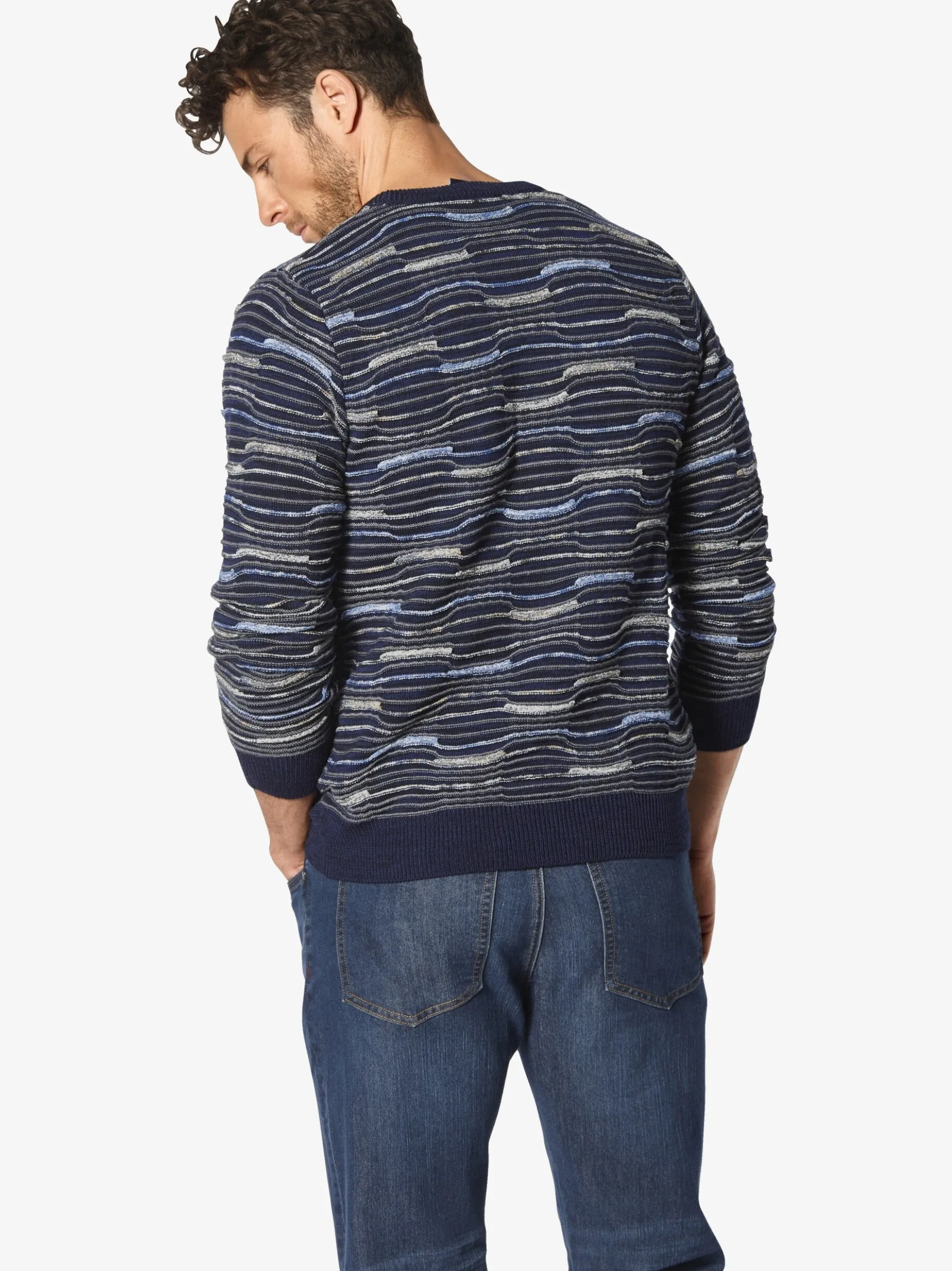 BABISTA Herren Pullover - LIVIBELTI in blau