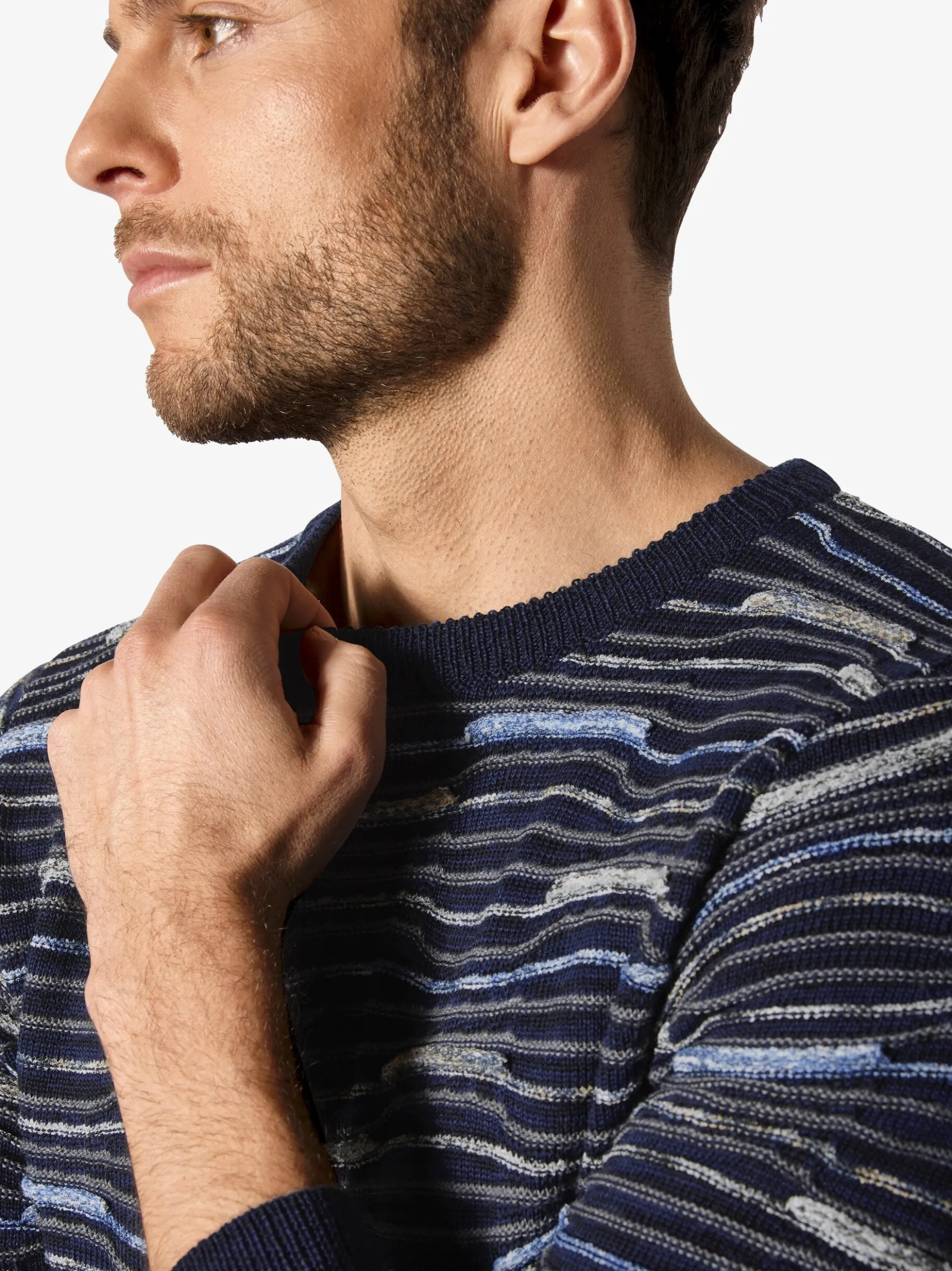 BABISTA Herren Pullover - LIVIBELTI in blau
