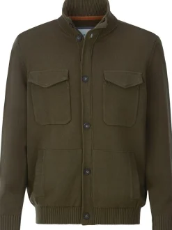 BABISTA Herren Strickjacke - HALOR in oliv