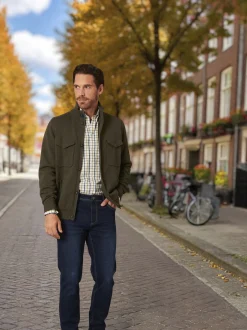 BABISTA Herren Strickjacke - HALOR in oliv