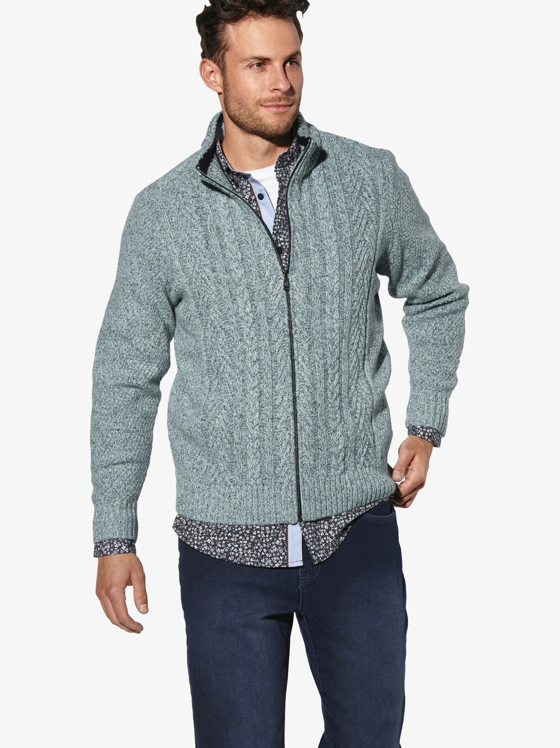 BABISTA Herren Strickjacke - NERADO in mint