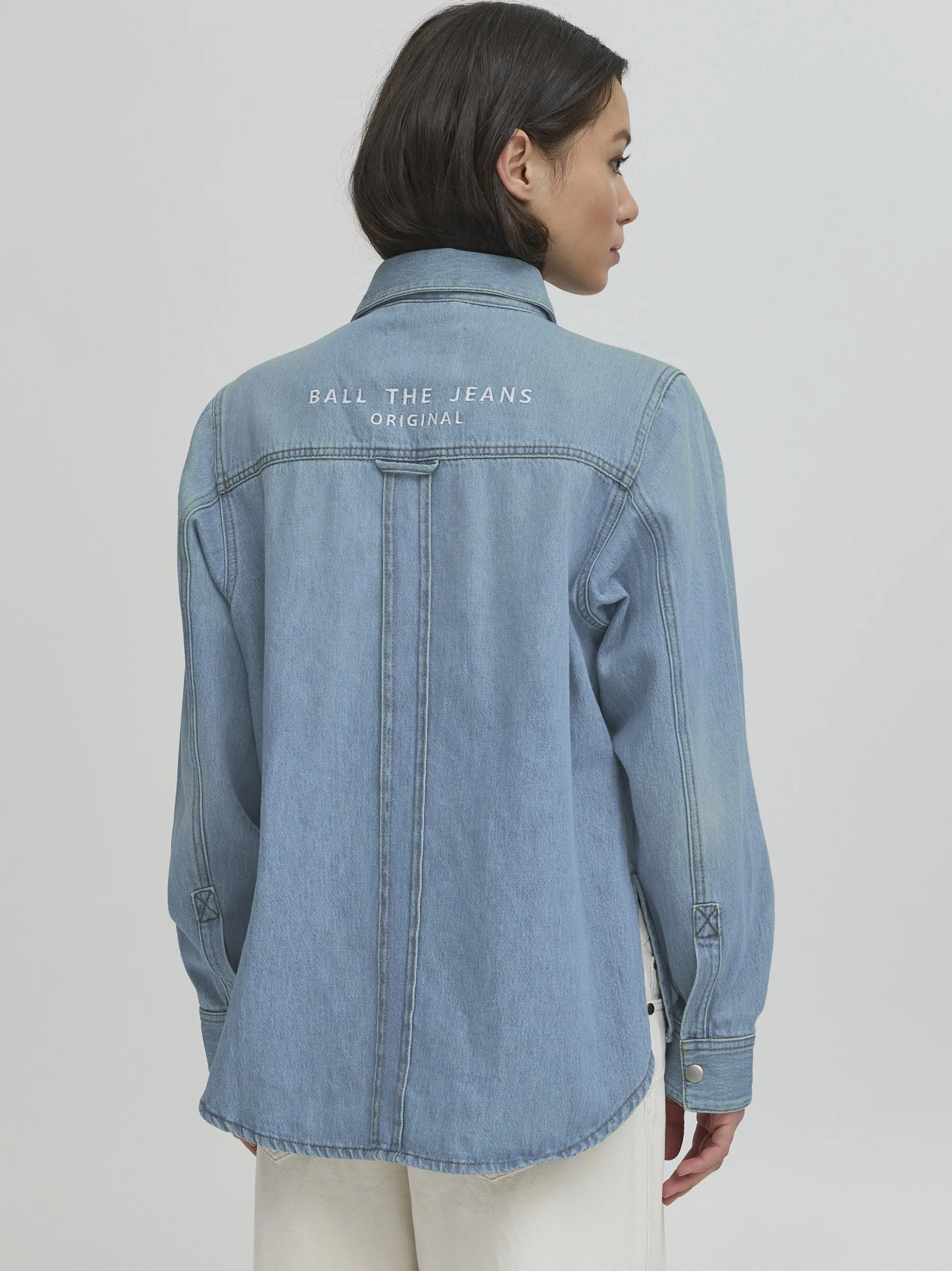 Ball Damen Jeanshemd BALEON in blau