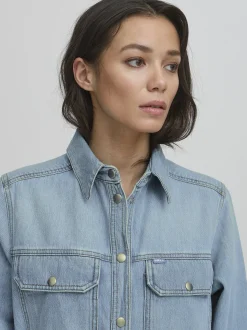 Ball Damen Jeanshemd BALEON in blau